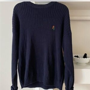 Ralph Lauren Chaps Navy Sweater size medium
